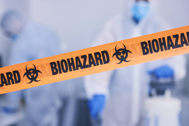 Professional Infectious Disease Decontamination technician working in Ocean Beach, NY